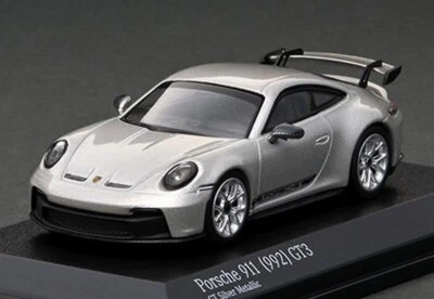 PORSCHE 911 (992) GT3  - silver - Minichamps 1:64 - Immagine 1 di 4