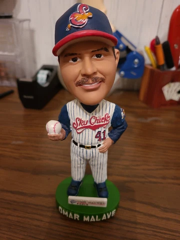 Omar Malave Syracuse Skychiefs Manager Bobblehead SGA Coach Chiefs MiLB MLB Jays Cover