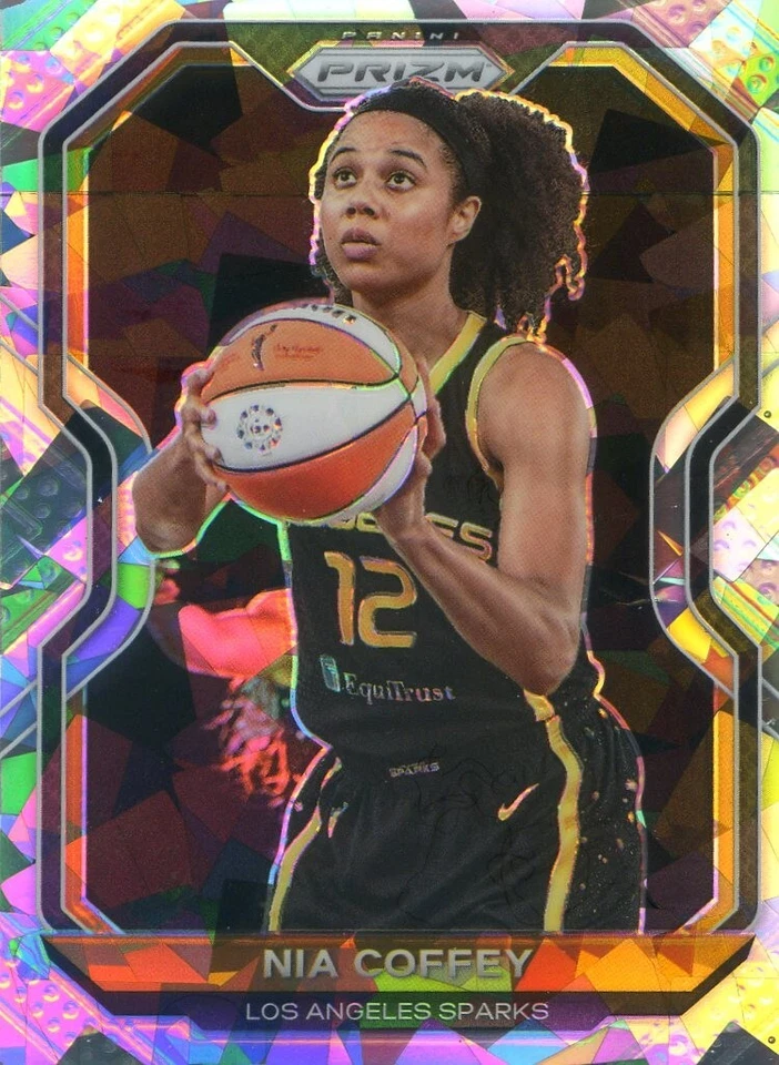 2021 Panini Prizm WNBA NIA COFFEY #59 CRACKED ICE PRIZM SP SPARKS - Image 1 of 1