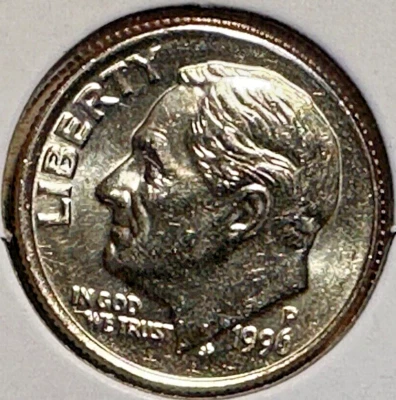 1996 P Roosevelt Dime Uncirculated from Mint Set - Image 1 of 4