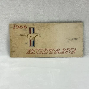 Vintage 60s 1966 Ford Mustang First Print Original Genuine Owners Manual 7833-66 - Picture 1 of 12