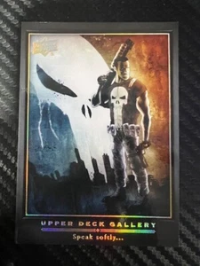 2019 UD Marvel Gallery San Diego Comic Con #CC-16 Parla dolcemente... Punitore - Foto 1 di 3