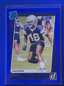 2021 Donruss - Blue Press Proof - Rated Rookie - JABRIL COX - Dallas Cowboys - Picture 1 of 2