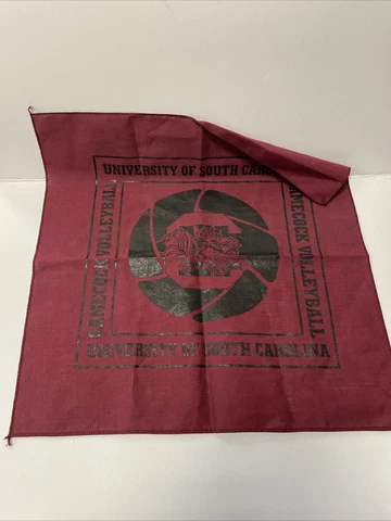 University of South Carolina Volleyball Bandana Garnet Gamecocks 13x13 Womens Cover