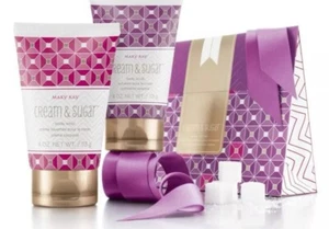Mary Kay GIFT SET Cream & Sugar Body: Body Scrub & Body Whip - 4 oz ea - Picture 1 of 4
