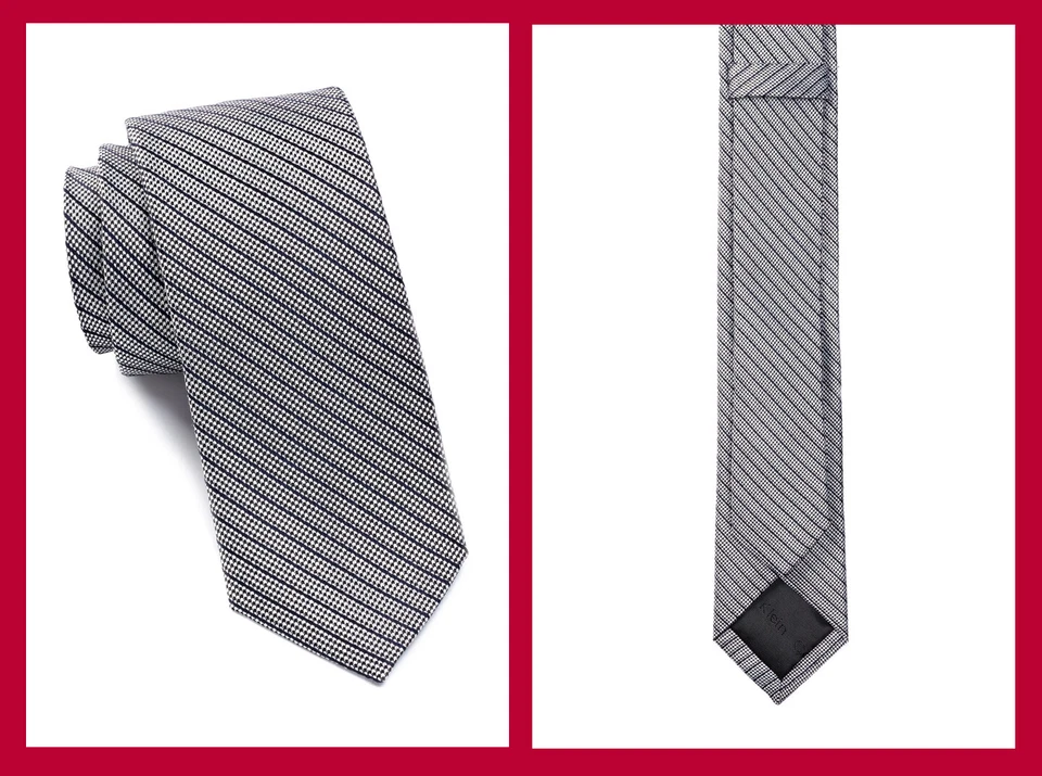 Calvin Klein ~ Premium Designer Men's Micro Houndstooth Silk Tie $65 NWT - Image 1 of 1