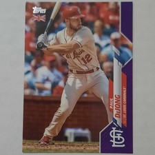 Paul DeJong 2020 Topps UK Edition Purple /50