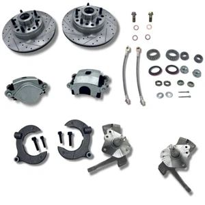 Mustang 2 II Front Disc Brake Conversion Kit With 2" Drop Spindles - Picture 1 of 7