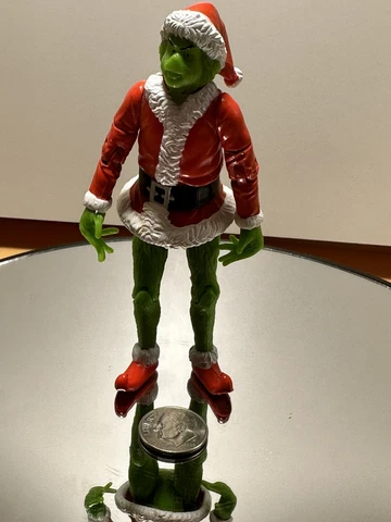 Grinch Who Stole Christmas 2000 Action Figure Jim Carrey Playmates Dr Seuss Cover