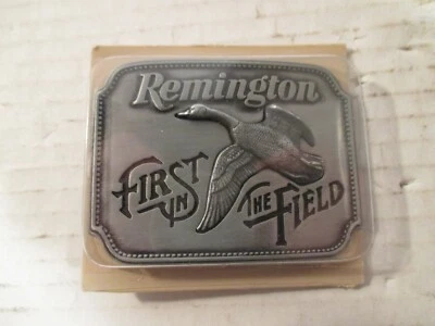Novo Vintage Remington Braços Fivela de Cinto 1980 Canada Goose, Primeiro no Campo 💥 - Imagem 1 de 4