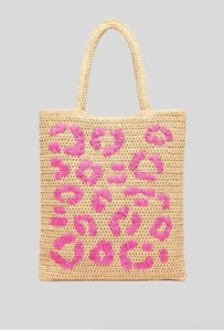 JOULES New Melissa Woven Tote Bag Pink RRP £32.95Free UK P&P - Picture 1 of 5