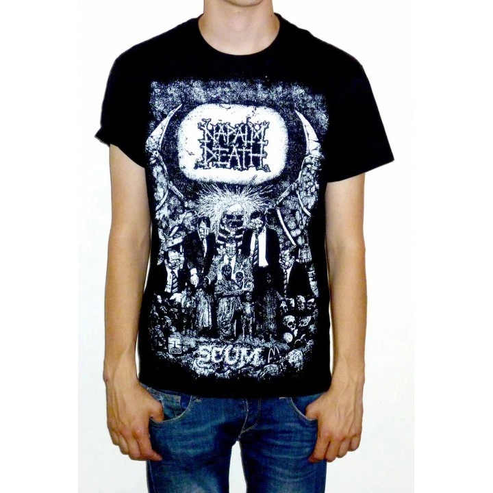 Napalm Death "Scum" Vintage T shirt - NEW harmony corruption utilitarian utopia - Image 1 of 1