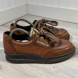 Scarpa Mephisto Match Run Off Athletic Comfort in pelle marrone US5,5 vendita al dettaglio $399 - Foto 1 di 19