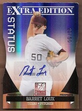 2011 Donruss Elite Extra Edition Prospects Signature Status #62 Barret Loux /50