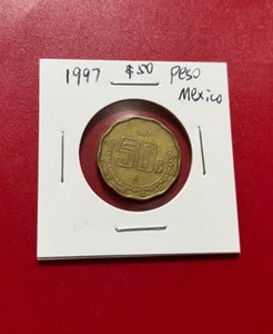 1997 $50 PESO MEXICO COIN - NICE WORLD COIN !!! - Picture 1 of 2
