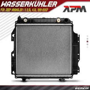 Kühler Wasserkühler Motorkühler für Jeep Wrangler I II 2.5L 4.0L 1991-2007 - Bild 1 von 8
