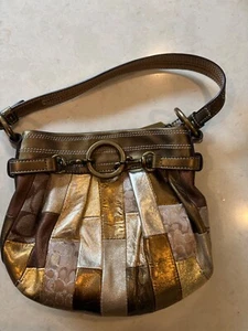 BORSA DA SERA COACH PATCHWORK - Foto 1 di 6