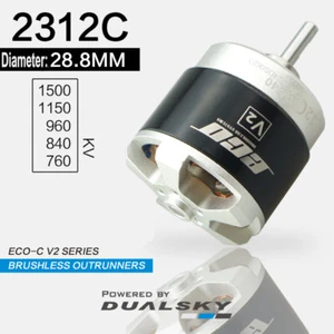 DUALSKY Motors ECO-C V2 Series Brushless Outrunners 1500/1150/960/840/760 KV - Picture 1 of 11