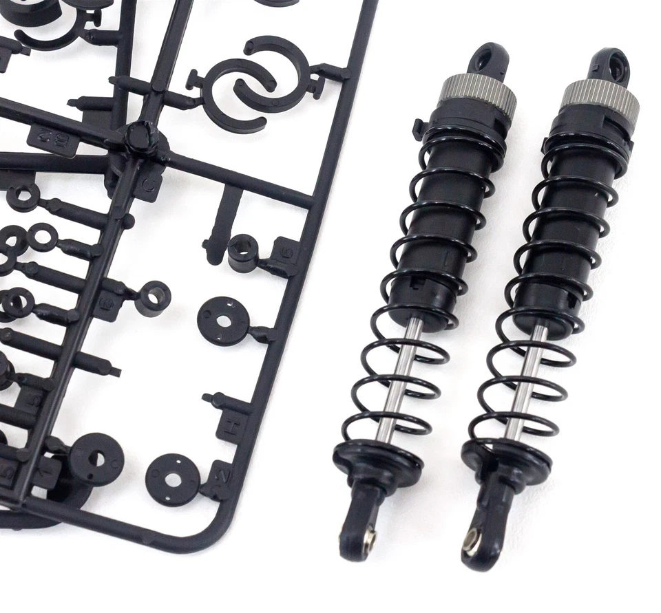 Team Redcat TR-SC10e Rear Threaded Body Shock Absorber Set TMS-17BK TM-46A - Image 1 of 1