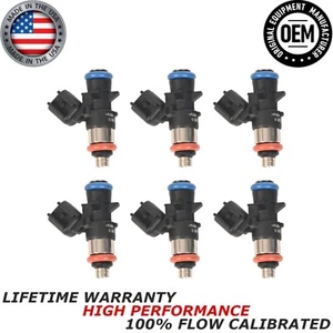 x6 OEM BOSCH Fuel Injectors For 2013-2019 Ram 1500 3.6L V6 #0280158233 - Picture 1 of 5