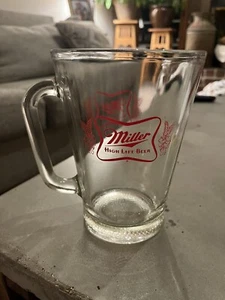 7” Miller High Life Beer Pitcher Large Mug Style No Pour Mouth - Picture 1 of 4