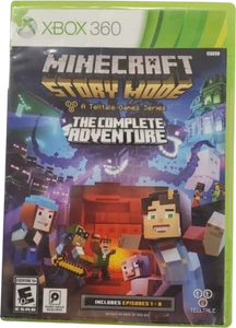 Minecraft Story Mode The Complete Adventure Xbox 360 Plastic Torn. Look At Pics  - Picture 1 of 1