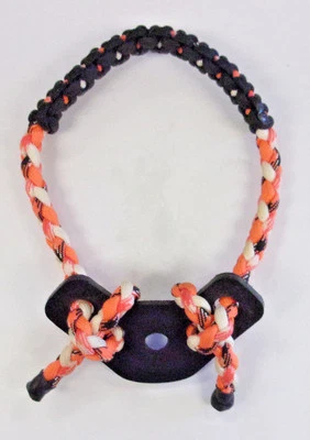 BowSling - Cuerda trenzada multicolor - Pieza de cuero negro adjunta - 156Q Foto 1 de 3