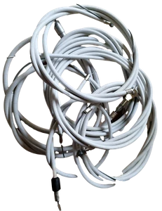 ukscooters KIT DE CABLE DE LÍNEA DE NYLON SIN FRICCIÓN VESPA BLANCO PX LML TORNILLO SPEEDO - Imagen 1 de 3