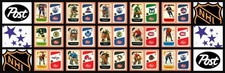 1982-83 Post Cereal NHL Hockey Mini Factory Set 21 UnCut Panels w/ Original Box