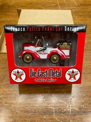 Texaco Petite Pedal Car Series #1 "Fire Pumper" 1:12 Scale Die Cast MIB - Image 1 of 4