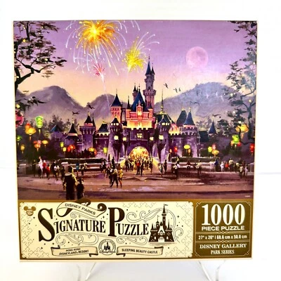 Disney Parks Signature Puzzle HONK KONG DISNEYLAND SLEEPING BEAUTY CASTLE 1000pc - Image 1 of 4