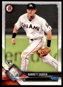 2018 Bowman Garrett Cooper Rookie Miami Marlins #74