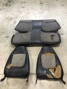 1970 PLYMOUTH CUDA BARRACUDA SEATS - REAR SEAT AND FRONT BACKS!! - Picture 1 of 12