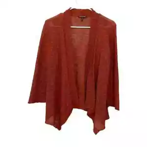 Eileen Fisher Rust Loose Knit Open Front Sweater XS - Picture 1 of 4