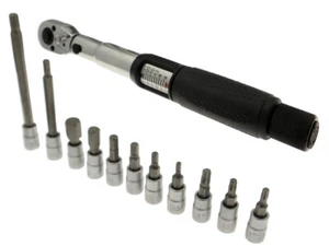 RC Cycling Bike Torque Wrench Set 1/4" w/Scale window 2-24NM Black - Picture 1 of 6