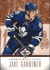 2012-13 Limited Maple Leafs Hockey Card #5 Jake Gardiner/299
