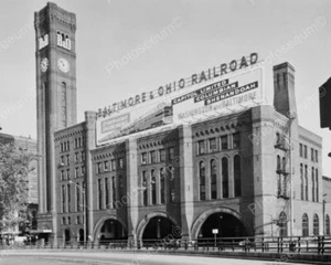 Baltimore And Ohio Railroad Station Viintage 8x10 Reprint Of Old Photo - Picture 1 of 1