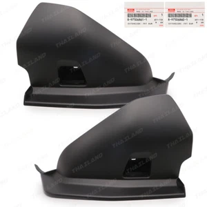 Fits Isuzu MU-X Mux 2WD 4WD 2021 22 Lh+Rh Extension Front Bumper Mud Guards - Picture 1 of 8