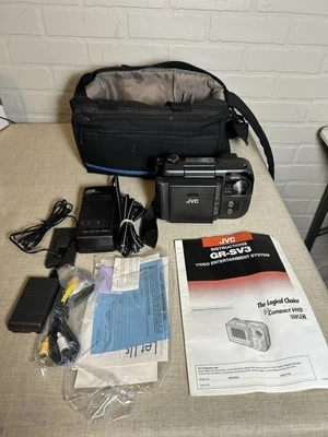 JVC GR-SV3 Compact VHS Camcorder Camera. Tested Working! Read Description - Image 1 of 4