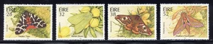 Ireland 931-934 MNH, Moths Set from 1994. - Picture 1 of 1