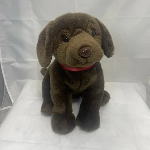 FAO Toys R Us Chocolate Lab Dog Plush 12 Inches Tall - Picture 1 of 11