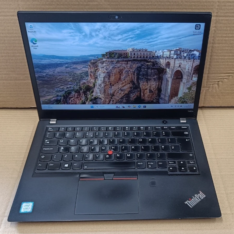 Lenovo Thinkpad T480s i7-8650 2.11Ghz 8GB 512GB SSD 14" Laptop - Image 1 of 1