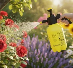2L Garten Handpumpe Sprühgerät - Tragbare Drucksprühflasche Wasser Unkraut Chemie - Bild 1 von 11