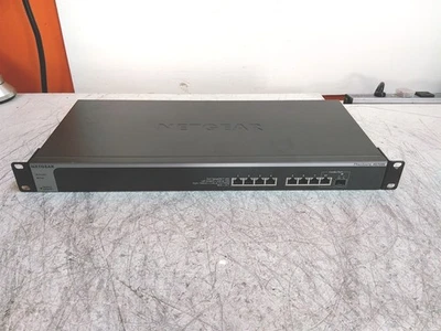Failing Fan NetGear ProSafe XS708Ev2 8-Port Gigabit Network Switch AS-IS - Image 1 of 4