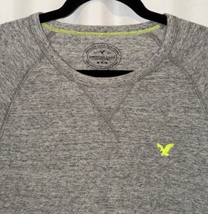 American Eagle Hemd grau Thermo Waffelstrick Outdoor Freizeit AE Legend Herren M - Bild 1 von 11