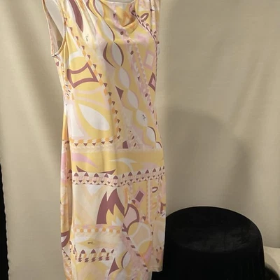 VESTIDO VINTAGE EMILIO PUCCI AÑOS 90. ESTILO DE CAMBIO SIMPLE." COMO ESTÁ" Foto 1 de 4