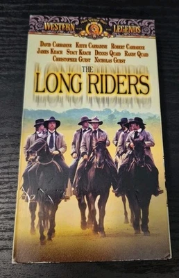 VHS The Long Riders VHS David Carradine Stacy Keach Dennis Quaid Randy Quaid Foto 1 de 4