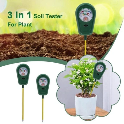 NEW SOIL LAWN FLOWER PLANT TEST METER GARDEN TESTER NPK pH K6I0 - Image 1 of 4