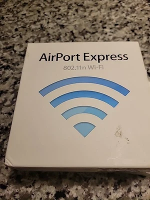 Apple Airport Express 54 Mbps Wireless N Base Station - White - Image 1 of 4