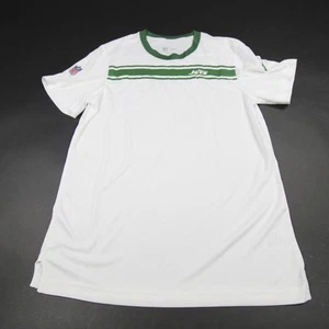 New York Jets Nike NFL On Field Dri-Fit Short Sleeve Shirt Men's White New - Picture 1 of 6